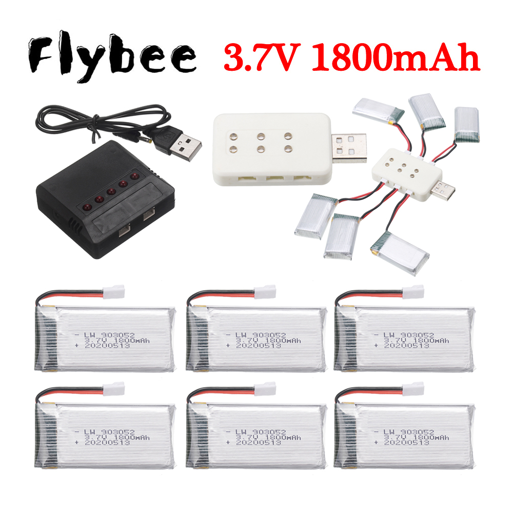 3.7V 1800mAh lipo Battery/char - đánh giá và giá Drone Charger