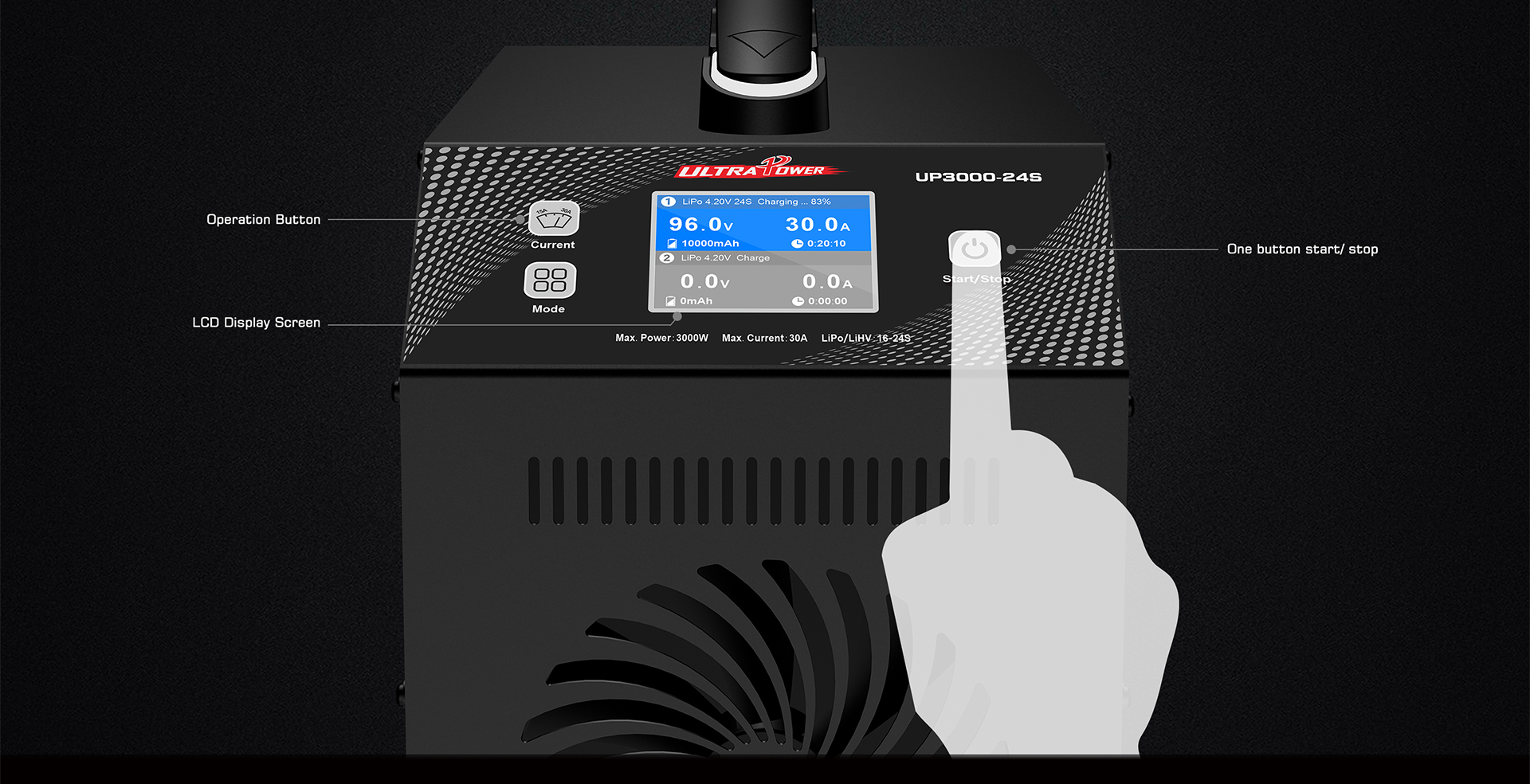 ULTRAPOWER UP3000-24S 3000W 30 - đánh giá và giá Drone Charger