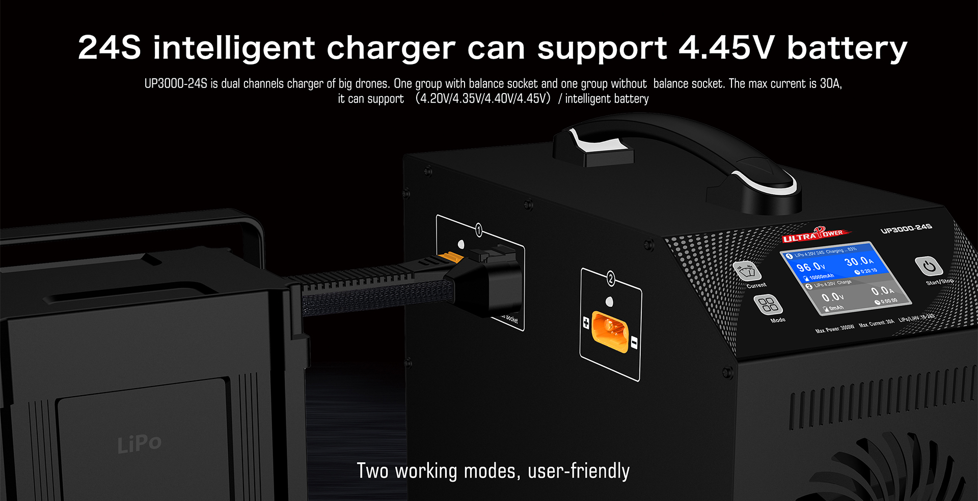 ULTRAPOWER UP3000-24S 3000W 30 - đánh giá và giá Drone Charger