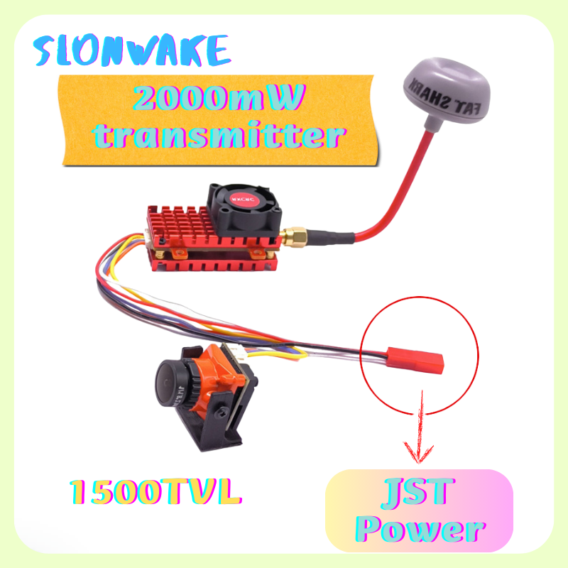 Range 5.8G 2W FPV Wireless Tra - đánh giá và giá Drone Receiver
