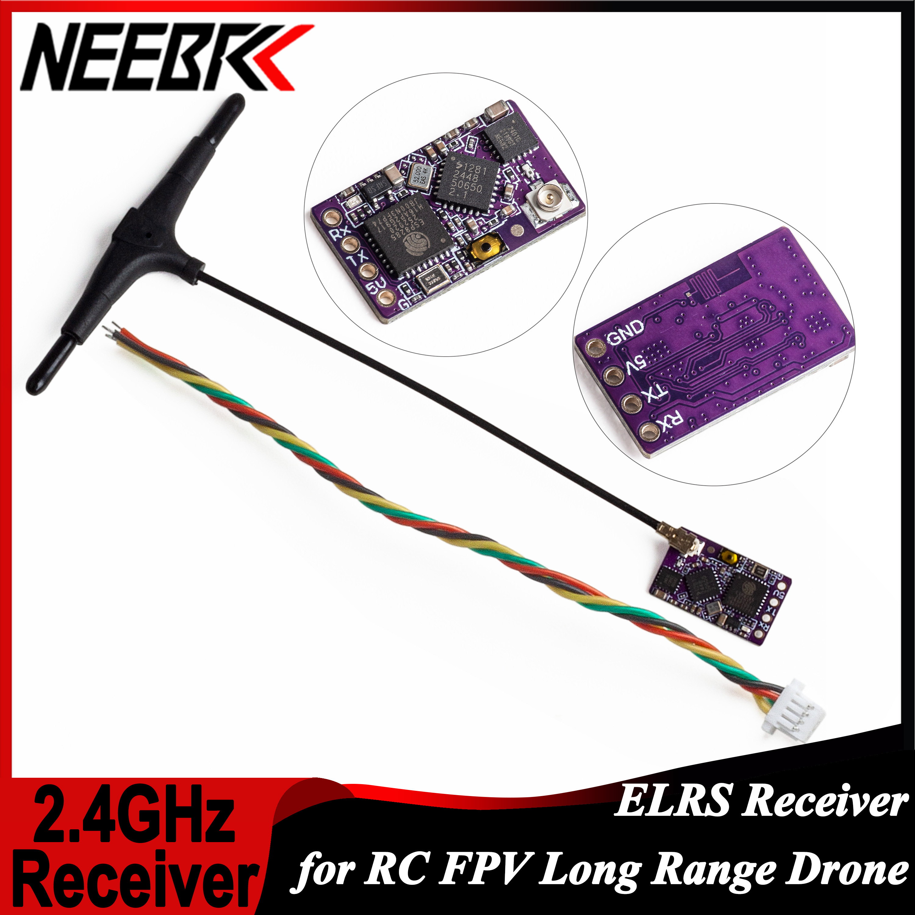 1/2/5/10PCS ELRS 2.4GHz RX Lon - đánh giá và giá Drone Antenna