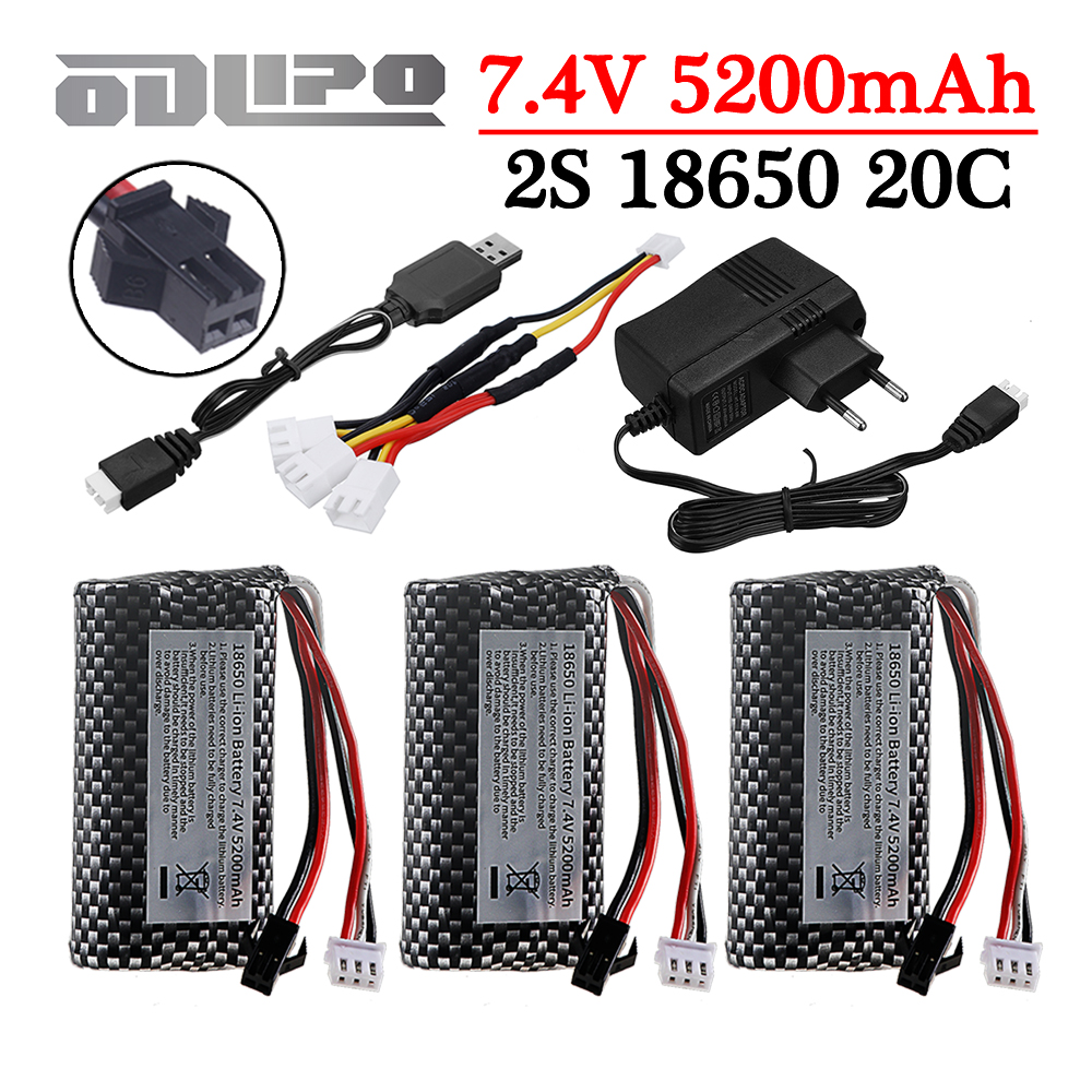 18650 7.4V 5200mAh Li-ion batt - đánh giá và giá Drone Charger