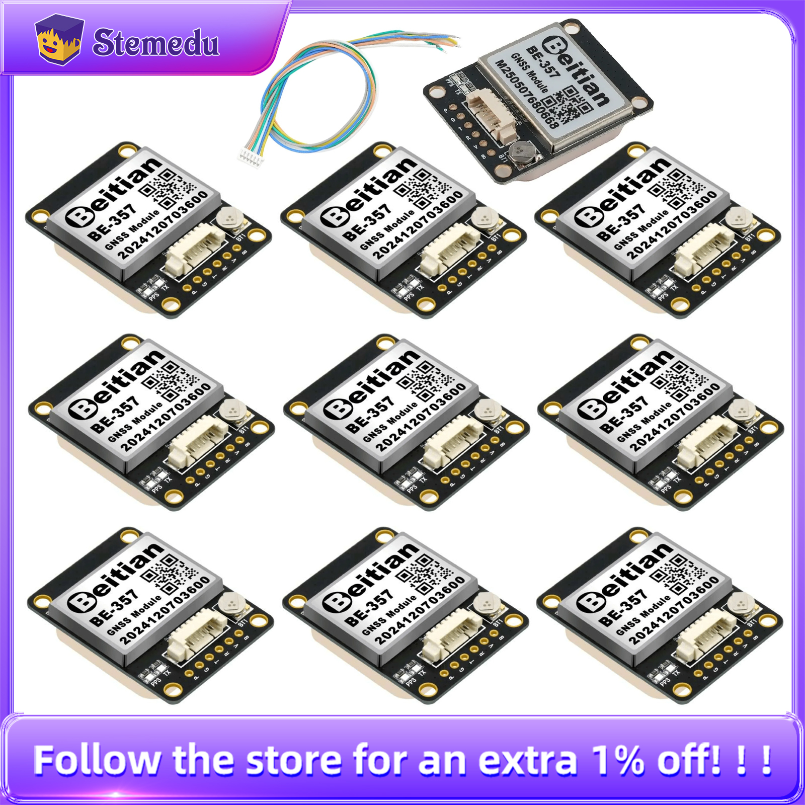 10PCS/LOT Beitian BE-357 BE357 - đánh giá và giá Drone Gps Module
