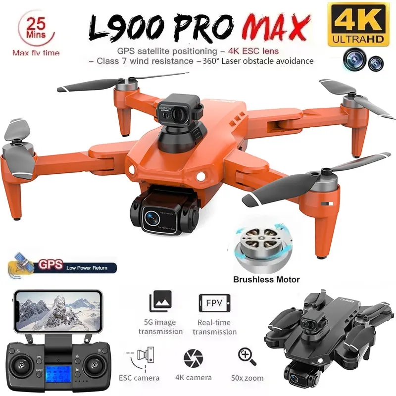 L900 Pro MAX GPS Drone 4K Prof - đánh giá và giá Drone Gps Module