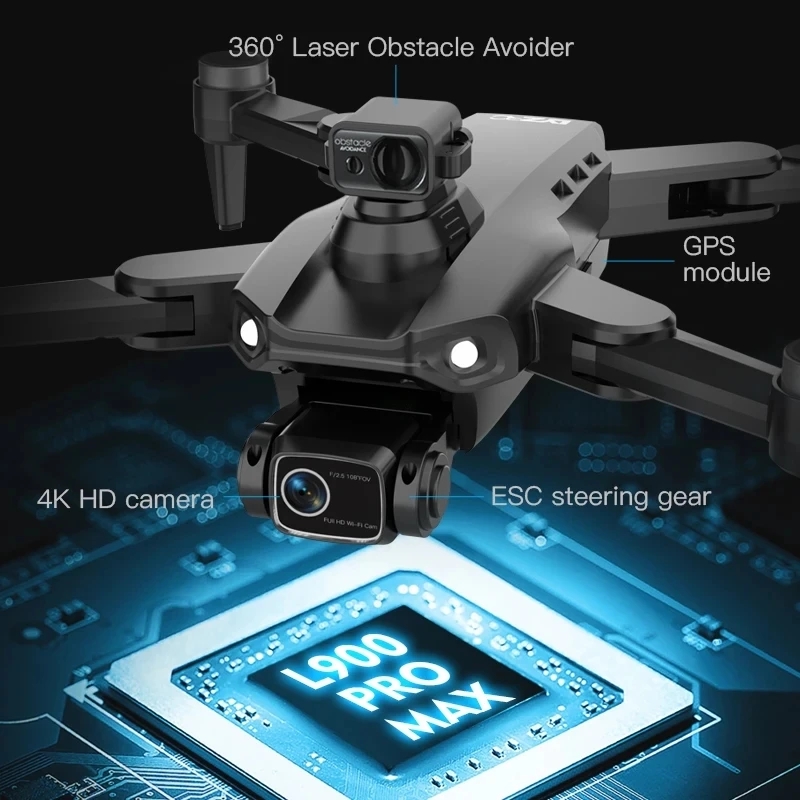 L900 Pro MAX GPS Drone 4K Prof - đánh giá và giá Drone Gps Module