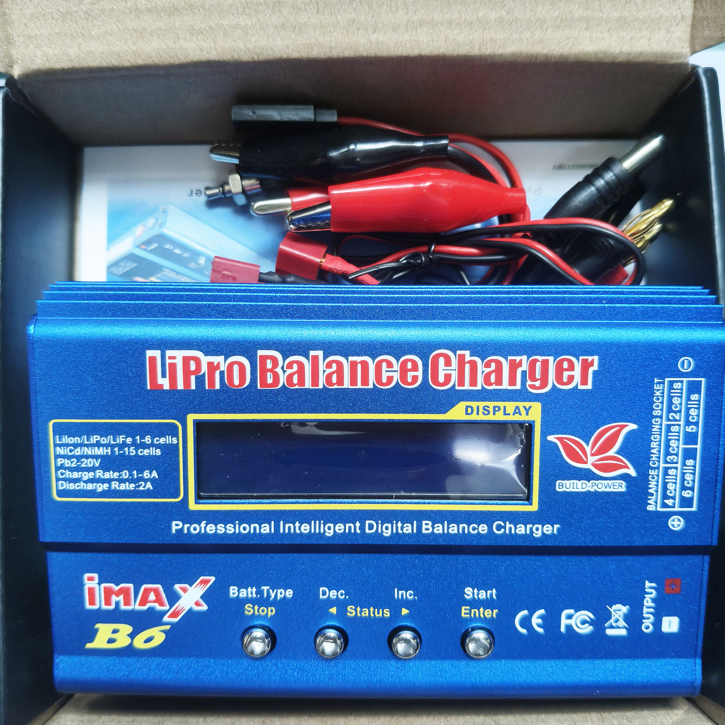 IMAX B6 / B6AC 80W T/XT60plug  - đánh giá và giá Drone Charger