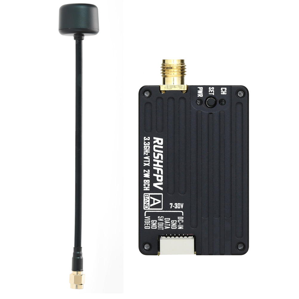RUSHFPV 3.3G 2W VTX Transmitte - đánh giá và giá Drone Receiver