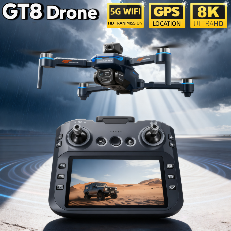 For Genuine GT8 Drone 4K Profe - đánh giá và giá Drone Gps Mount
