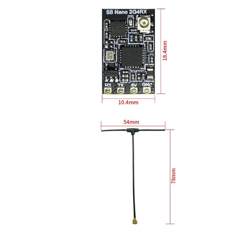 SpeedyBee Nano 2.4G ExpressLRS - đánh giá và giá Drone Receiver