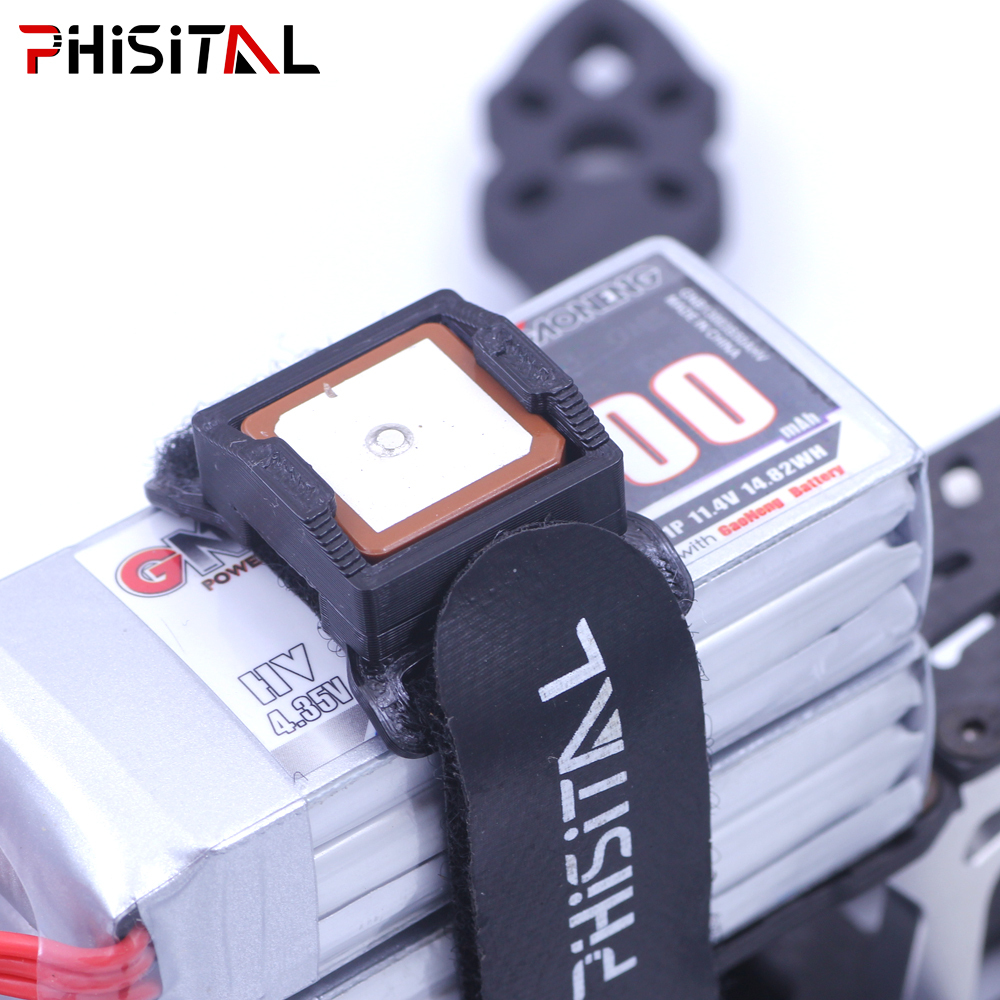 GPS Module Mount 3D Printed TP - đánh giá và giá Drone Battery Strap