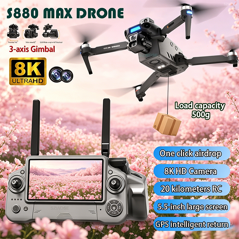 2026 New 8K Dual Camera Drone  - đánh giá và giá Drone Gps Module