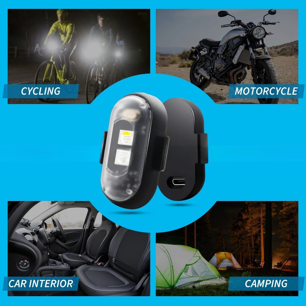 Motorcycle Strobe Light, APP C - đánh giá và giá Drone Led Light