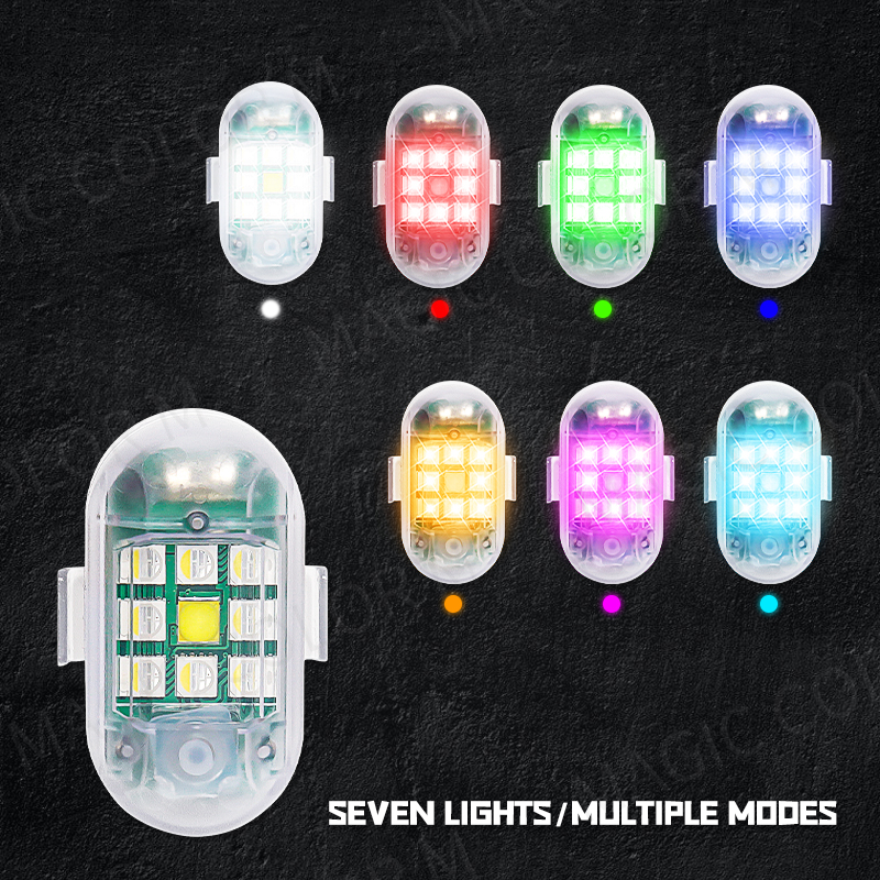 2PCS Wireless LED Strobe Light - đánh giá và giá Drone Led Light