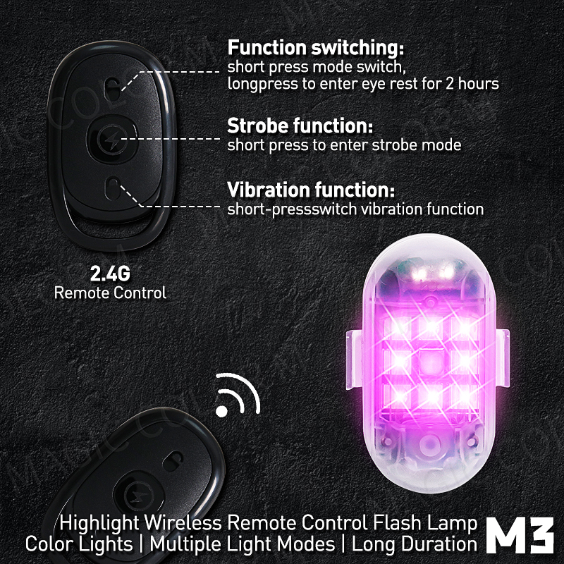 2PCS Wireless LED Strobe Light - đánh giá và giá Drone Led Light