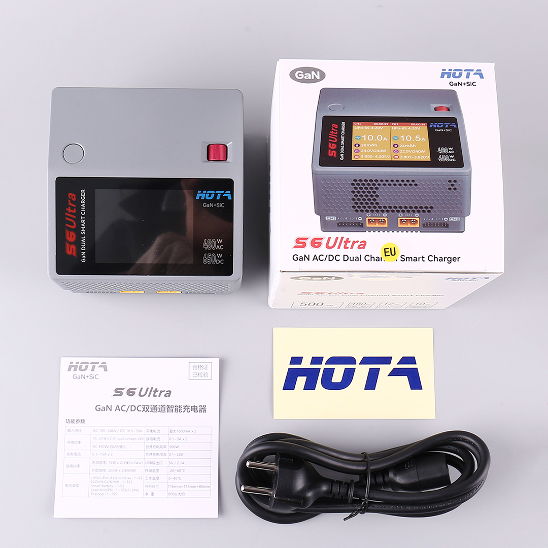 HOTA S6 Ultra Gallium Nitride  - đánh giá và giá Drone Charger
