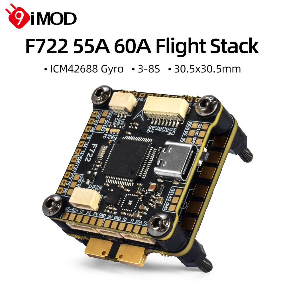 9IMOD F722 Flight Stack F722 F - đánh giá và giá Drone Power Distribution Board