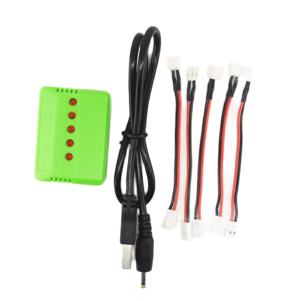 5PCS Cables And 1X 5 In 1 USB  - đánh giá và giá Drone Charger