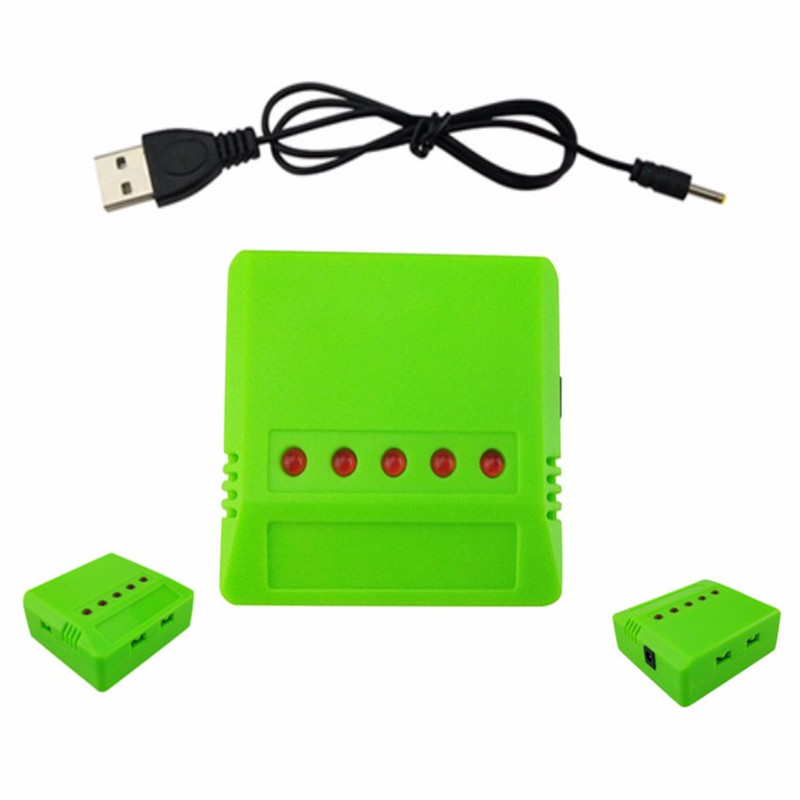 5PCS Cables And 1X 5 In 1 USB  - đánh giá và giá Drone Charger