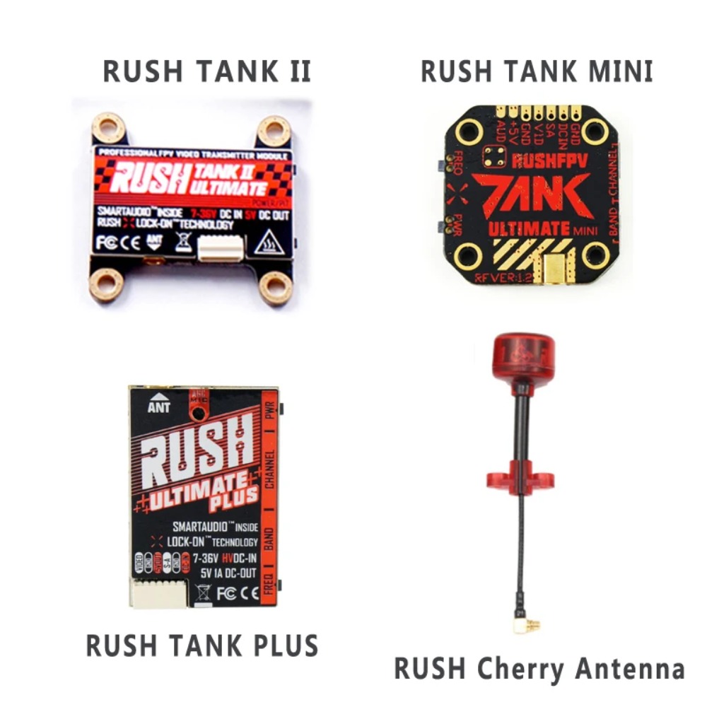 RUSH TANK Ultimate II/Mini/ PL - đánh giá và giá Drone Receiver
