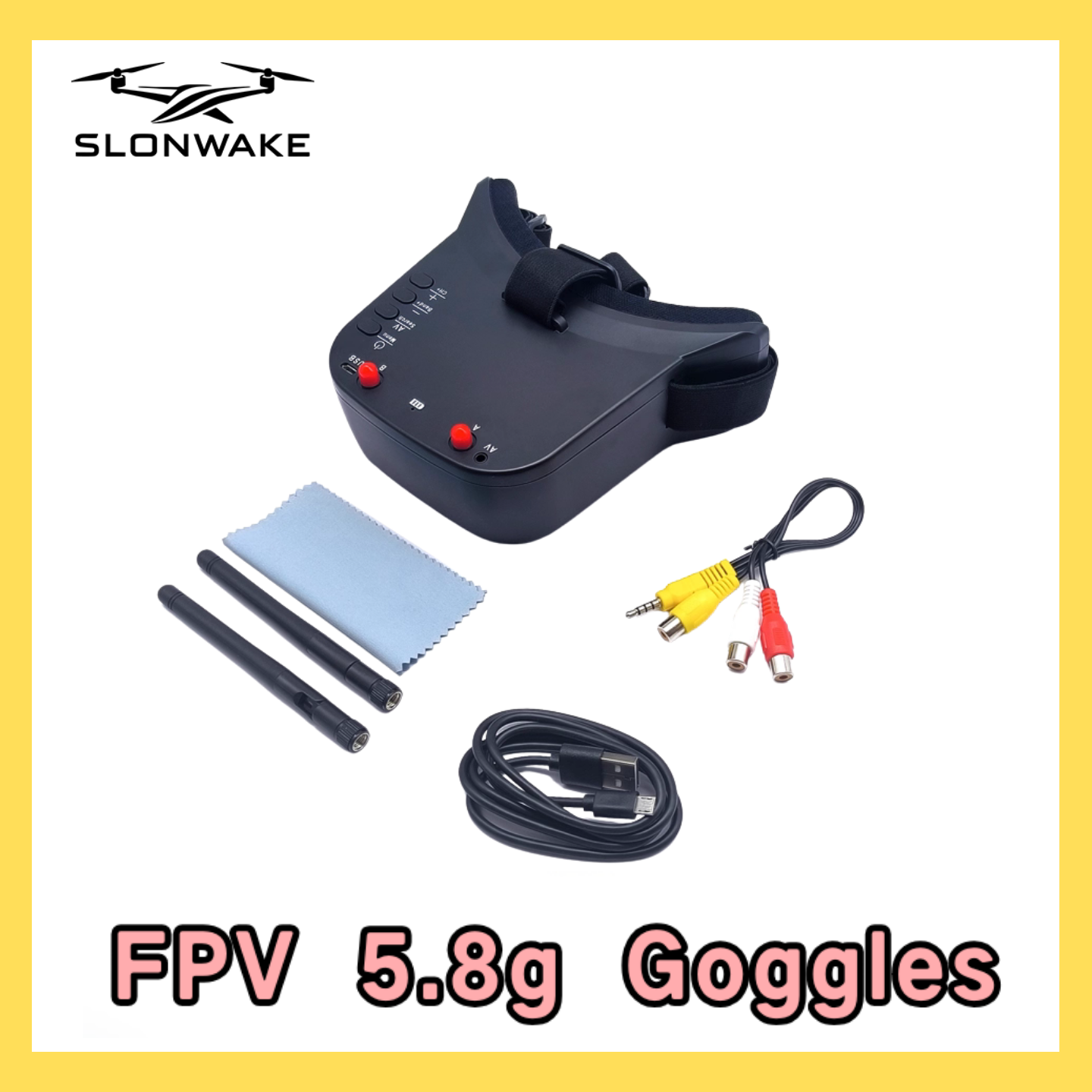 SLONWAKE 5.8G 48CH FPV 400mw V - đánh giá và giá Drone Receiver