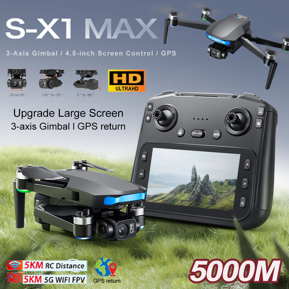 New S-X1 MAX Drone GPS 8K Prof - đánh giá và giá Drone Gps Module