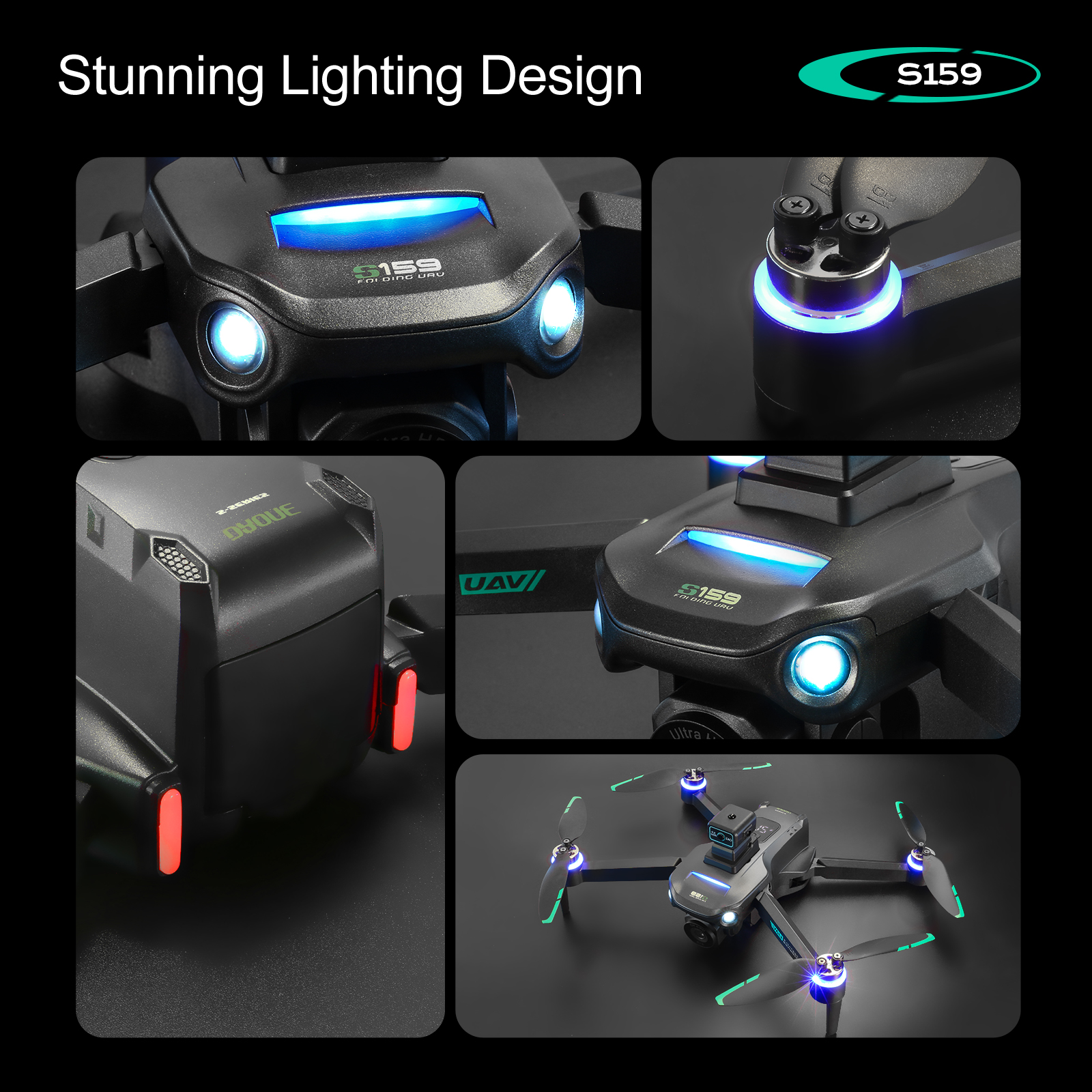 S159 GPS Drone 4K Profesional  - đánh giá và giá Drone Gps Module